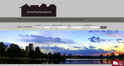 Desktop Screenshot of denvertemphousing.com