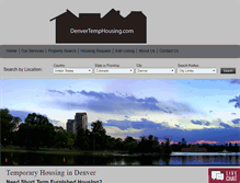 Tablet Screenshot of denvertemphousing.com